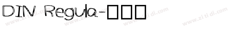DIN Regula字体转换